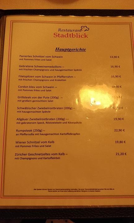 Gaststätte Stadtblick-Hagenbach